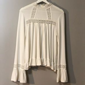 Anthropologie (Eri + Ali) Romantic Swing Blouse